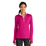 Nike Women's Dri-FIT Stretch 1/2-Zip Cover-Up.