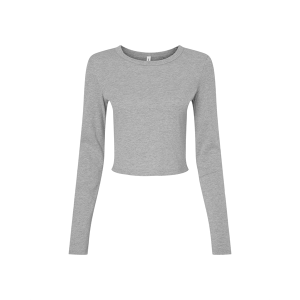 Bella + Canvas Ladies' Micro Ribbed Long Sleeve Baby T-Shirt