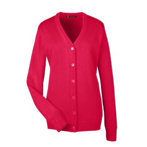 Harriton Ladies' Pilbloc™ V-Neck Button Cardigan Sweater