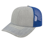 Blended Wool Acrylic Trucker Mesh Back Cap