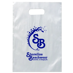 Aster Frosted Die Cut Bag - Flexo Ink Print