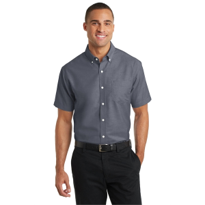 Port Authority® Short Sleeve SuperPro Oxford Shirt - Men's